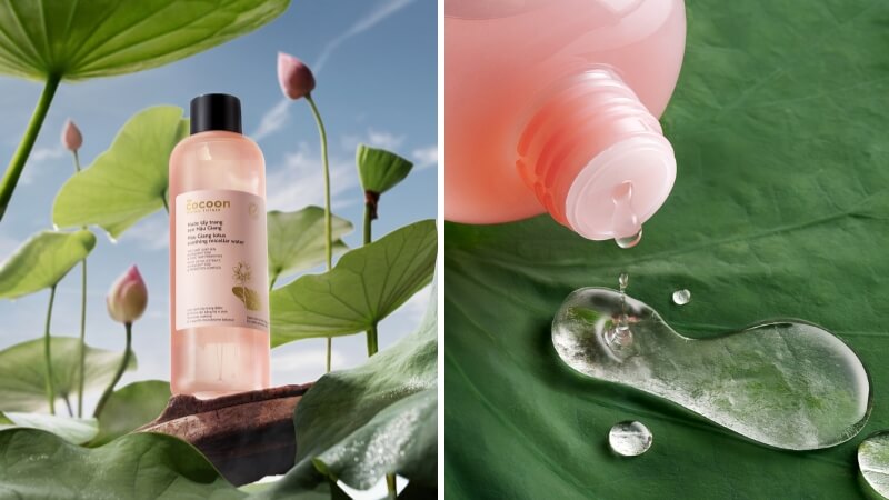 Hướng dẫn sử dụng nước tẩy trang Cocoon sen Hậu Giang Hướng dẫn sử dụng nước tẩy trang Cocoon sen Hậu Giang