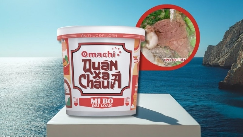 Mì bò Đài Loan Omachi