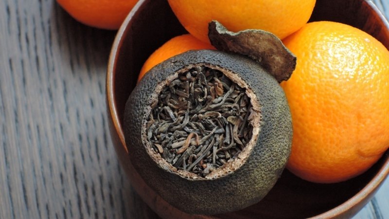 Bảo quản trà phổ nhĩ quýt ở nơi khô ráo, thoáng mát và tránh ánh nắng trực tiếp