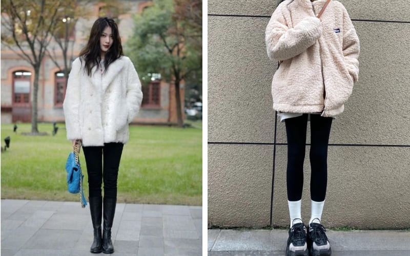 Set đồ giúp giữ ấm đồng thời tôn dáng gọn gàng.