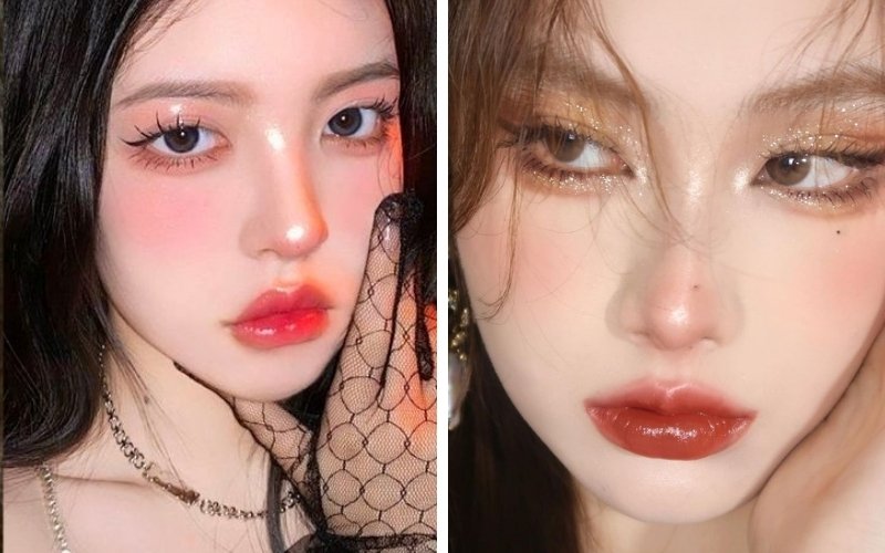 Makeup sắc nét thể hiện sự mạnh mẽ, tự tin của Bạch Dương.