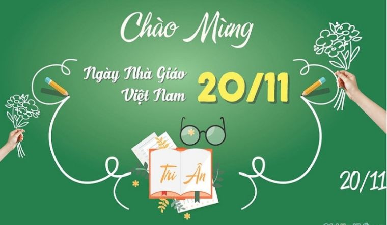 Tổng hợp banner 20/11 đẹp, ý nghĩa, chúc mừng ngày Nhà giáo Việt Nam