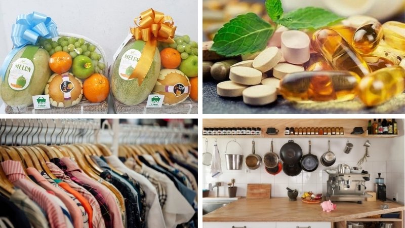 Mua quà cho gia đình