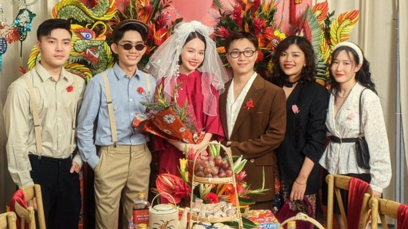 Stt đăng ảnh cưới hài hước, lầy lội