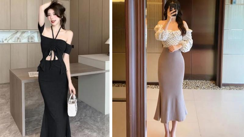 Chọn váy cho dáng đồng hồ cát