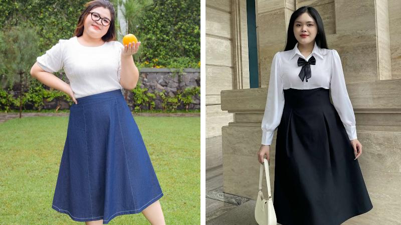 Người béo bụng thì nên chọn váy như thế nào?