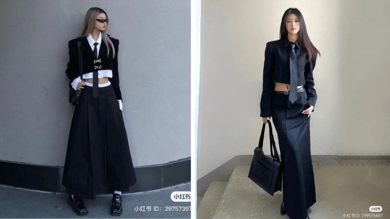 Cà vạt thể hiện sự giao thoa giới tính đầy tinh tế