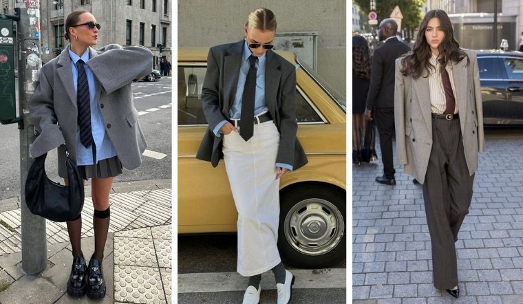 Xu hướng “Bow-to-tie": Khi cà vạt "soán ngôi" nơ trong thời trang nữ