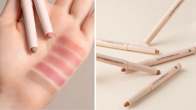 Chì kẻ viền môi Merzy Mood Over Smudging Lip Pencil