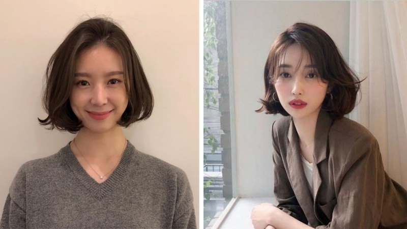 Tóc bob uốn phồng Tóc bob uốn phồng