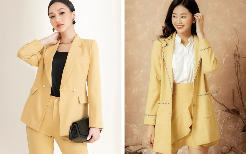  Outfit công sở vàng bơ giúp vẻ ngoài thanh lịch mà vẫn mềm mại