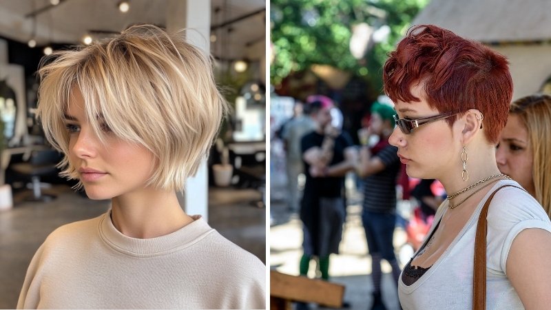 Tóc Demi Garcon không bắt buộc phải uốn