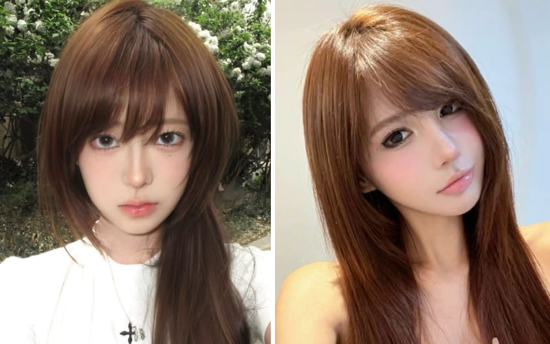 Mái rẽ lệch 7/3