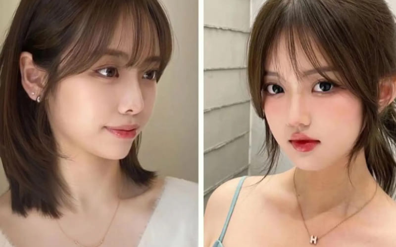 Vì sao người mặt tròn cần chọn tóc mái phù hợp?