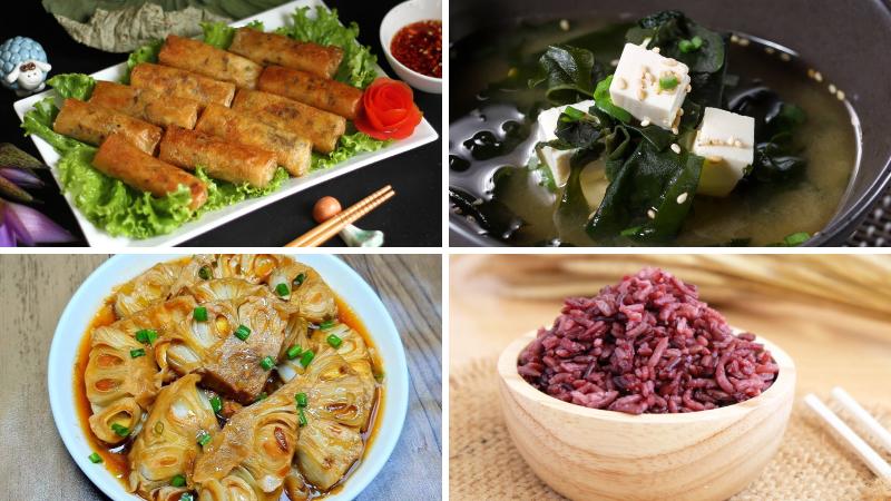 Thực đơn mâm giỗ chay thứ 2