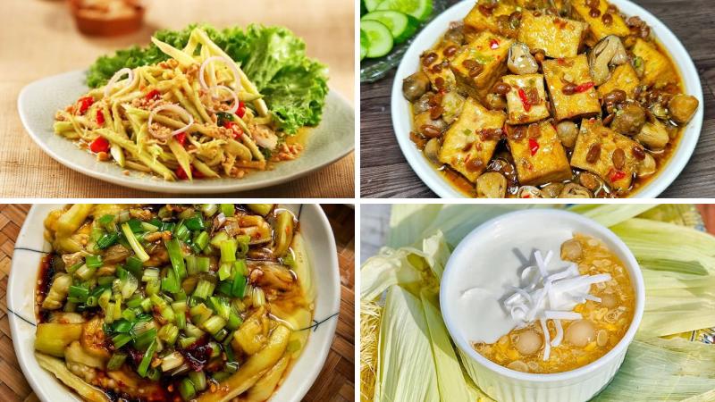 Thực đơn mâm giỗ chay thứ 7