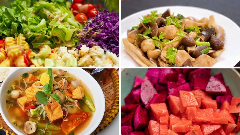 Thực đơn mâm giỗ chay thứ 8