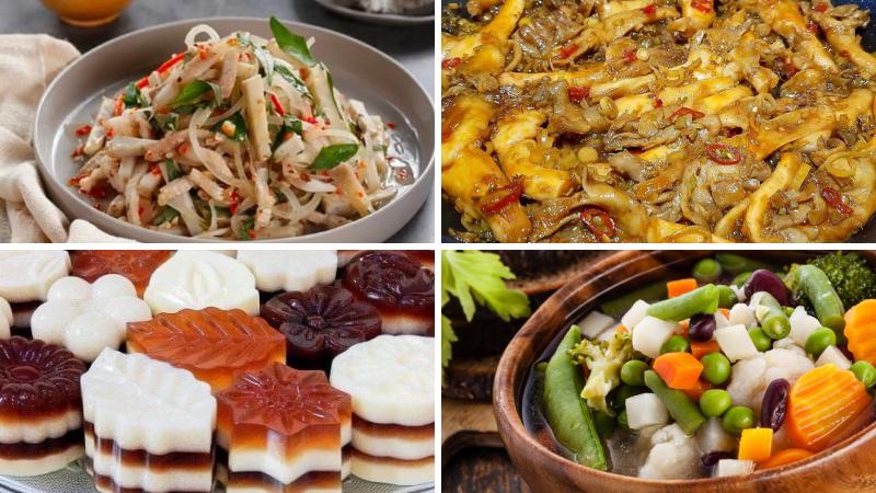 Thực đơn mâm giỗ chay thứ 10