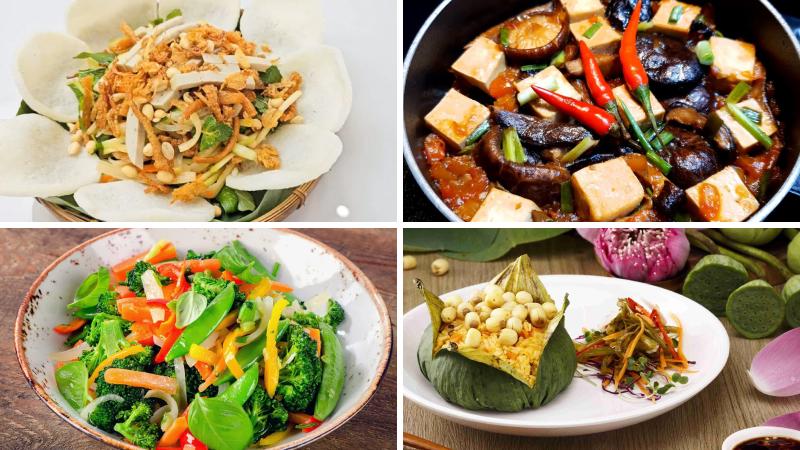 Thực đơn mâm giỗ chay thứ 1