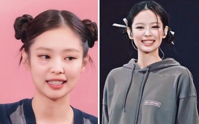 Tóc búi hai bên Tóc búi hai bên