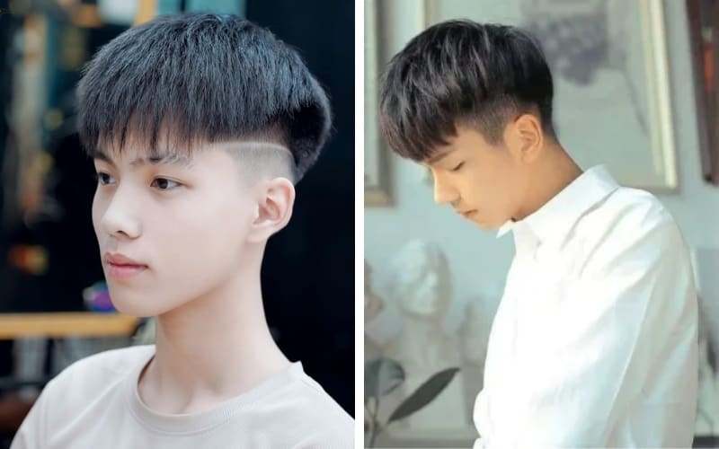 Mái dài layer mềm mại, tạo hiệu ứng chuyển động tự nhiên.