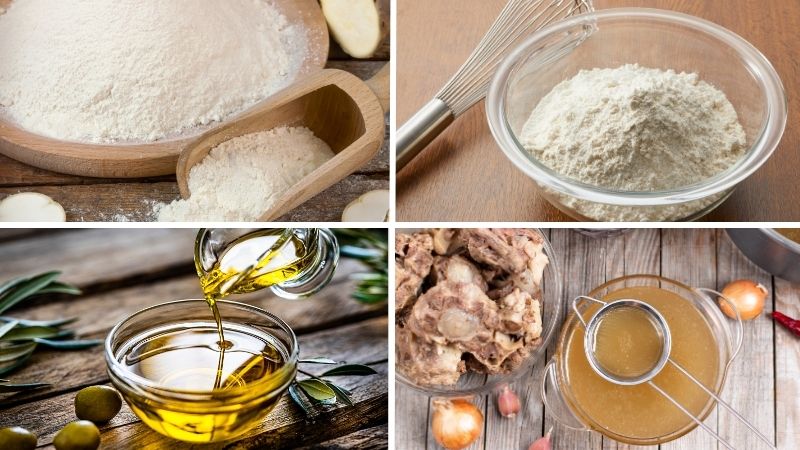 Nguyên liệu làm bánh canh bột lọc Bình Định