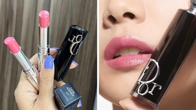 Son hồng baby - Dior Addict Rouge Shine 373 Rose Celestial Son hồng baby - Dior Addict Rouge Shine 373 Rose Celestial