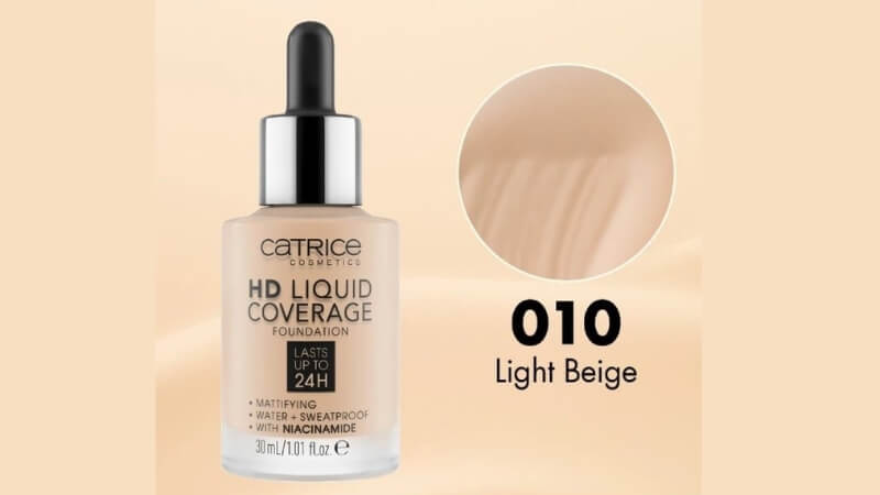 Kem nền Catrice 010 - Light beige Kem nền Catrice 010 - Light beige