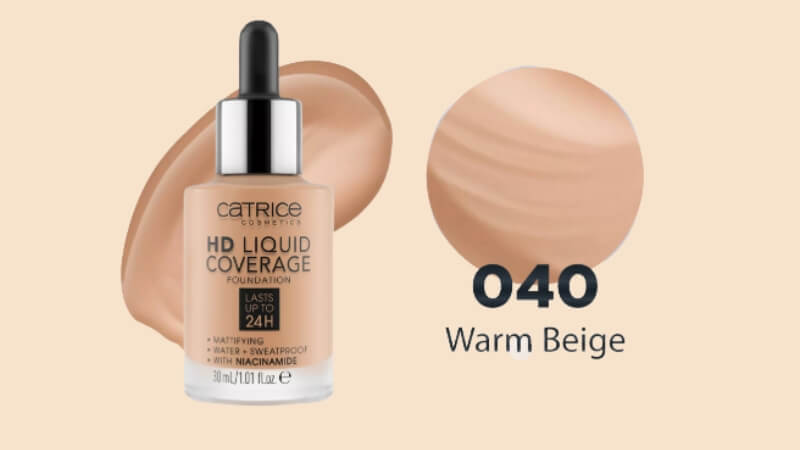 Kem nền Catrice 040 - Warm beige Kem nền Catrice 040 - Warm beige