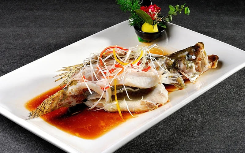 Cá song hổ hấp xì dầu