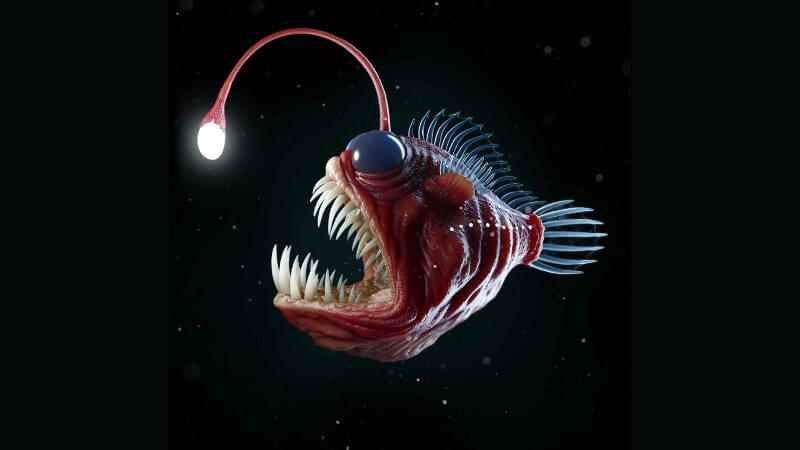 Gương mặt “đáng sợ” của cư dân vùng tối đại dương. Gương mặt “đáng sợ” của cư dân vùng tối đại dương.