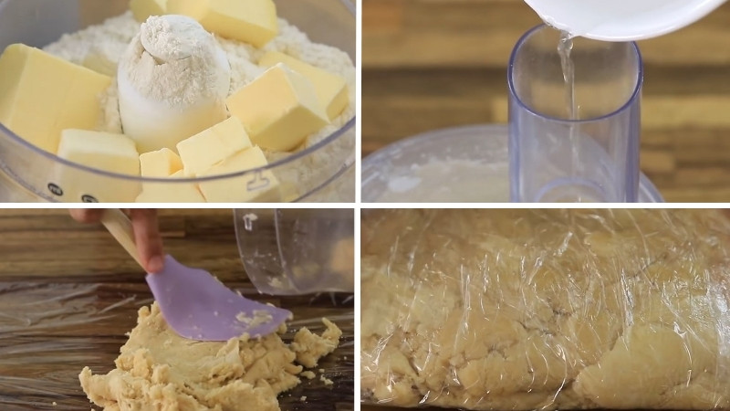 Làm vỏ bánh khoai tây thịt bò