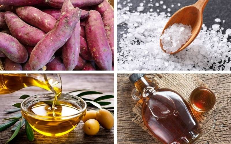 Chọn nguyên liệu tươi ngon để món kẹo khoai hoàn hảo Chọn nguyên liệu tươi ngon để món kẹo khoai hoàn hảo