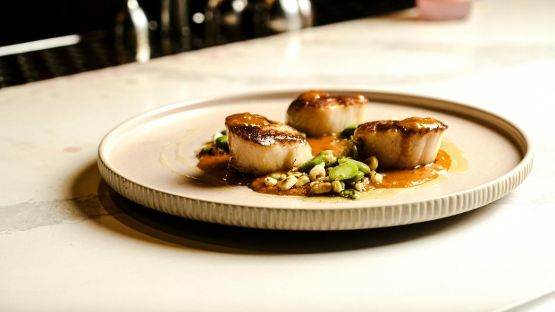 Sò điệp áp chảo Sò điệp áp chảo