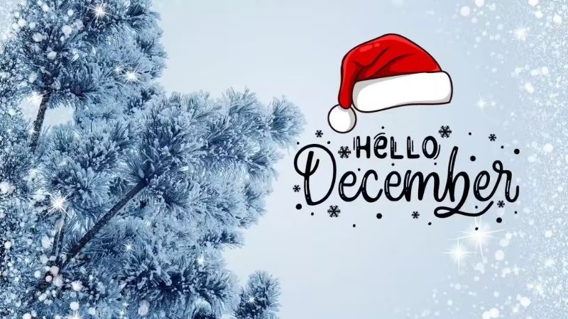 STT chào tháng 12 bằng tiếng Anh