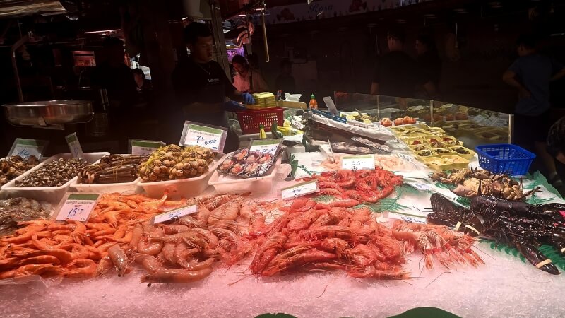 Chợ La Boqueria (Barcelona, Tây Ban Nha)