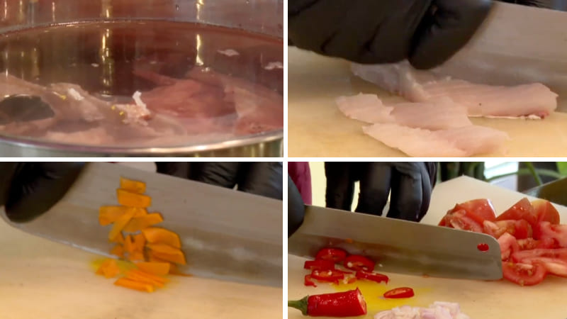 Bước 1: Sơ chế nguyên liệu Bước 1: Sơ chế nguyên liệu