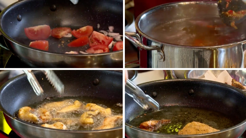 Bước 2: Nấu nước bún Bước 2: Nấu nước bún