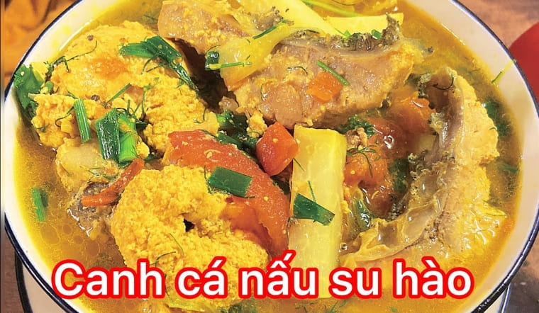 Công thức làm canh cá nấu su hào ấm bụng ngày mưa lạnh