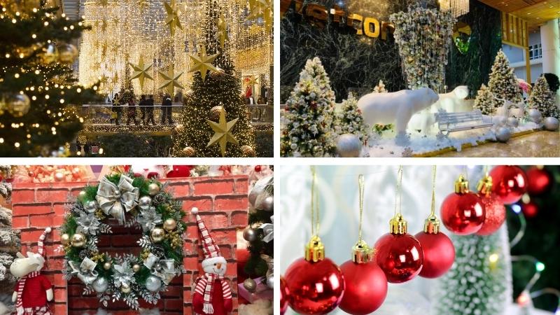 Một số vật liệu trang trí Noel Một số vật liệu trang trí Noel