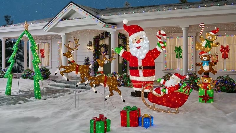 Trang trí Noel ở sân vườn Trang trí Noel ở sân vườn