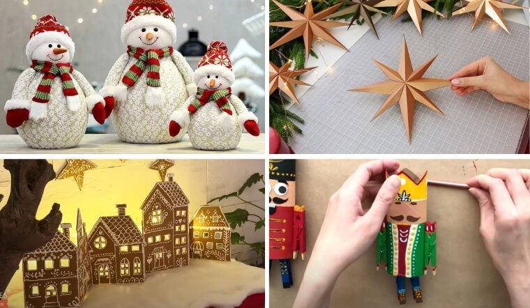 10+ ý tưởng trang trí Noel handmade tại nhà đơn giản mà đẹp