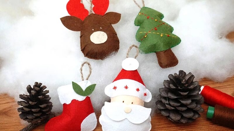 Nơi mua vật liệu handmade Noel ở đâu?