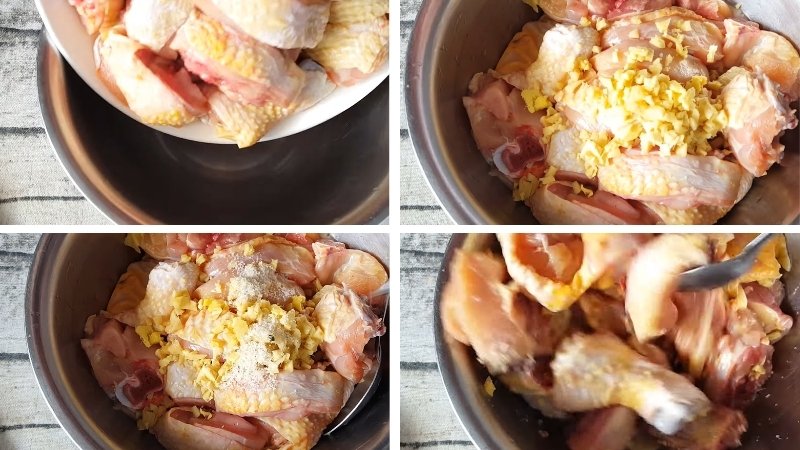 Ướp thịt gà Ướp thịt gà