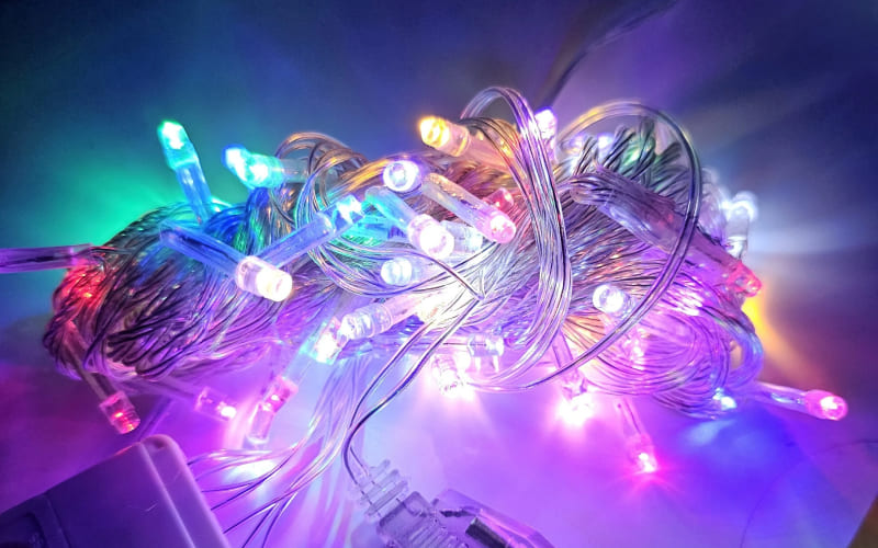 Dây đèn nháy nhiều màu Dây đèn nháy nhiều màu