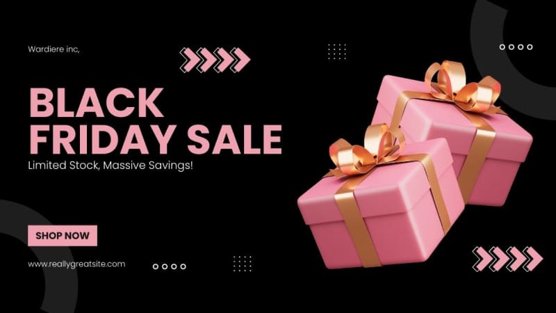 Banner tone hồng đen đẹp mắt Banner tone hồng đen đẹp mắt