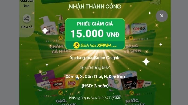 Nhận thông báo trúng thưởng