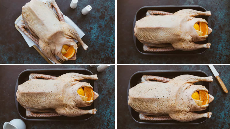 Bước 2: Nướng ngỗng giáng sinh Bước 2: Nướng ngỗng giáng sinh