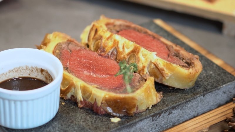 Thành phẩm bò Wellington