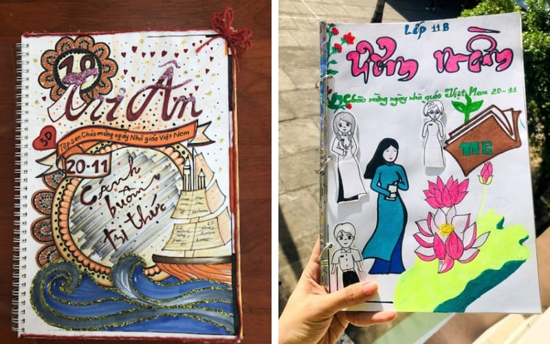 Bìa phù hợp với chủ đề 20/11 mang ý nghĩa sâu Bìa phù hợp với chủ đề 20/11 mang ý nghĩa sâu